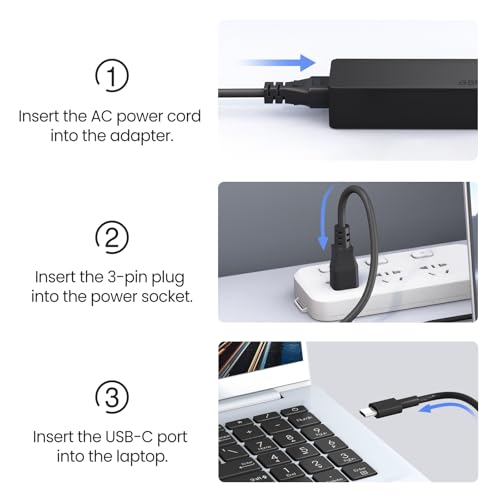 Dzytnsy 65W USB Type-C Charger for Lenovo Devices DZ65200325