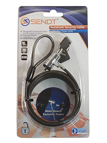 Sendt 10 Feet SNT-NBLK-BK-10 USB Security Cable