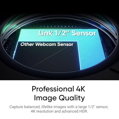Insta360 CINSABNA 4K Webcam USB 2.0 CMOS