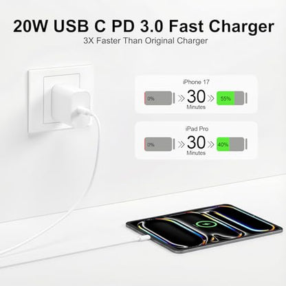 Karhood 20W USB Type C Charger XHD-PD20W Fast Charging Adapter