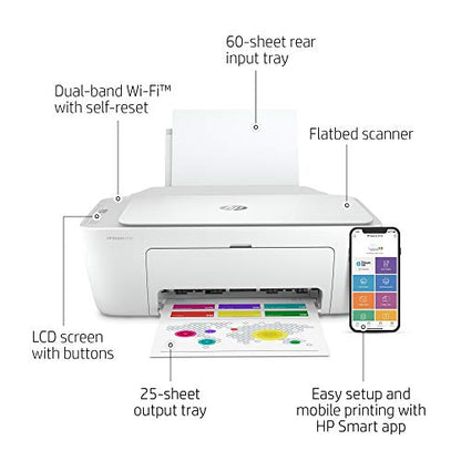 HP DeskJet 8RK11A 1200x1200 Inkjet Color All-in-One Printer