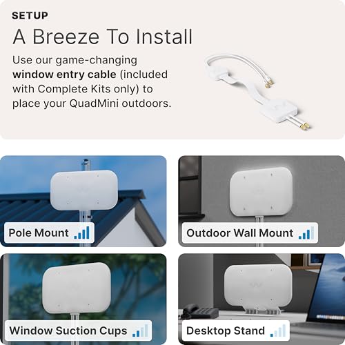 Waveform DMIN-1 Marine Antenna, 4 Channels, 50 Ohms, Silver