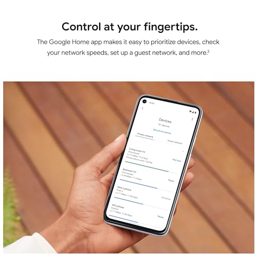 Google AC1200X2 3000 Sq Ft Coverage Wi-Fi Router Mesh System