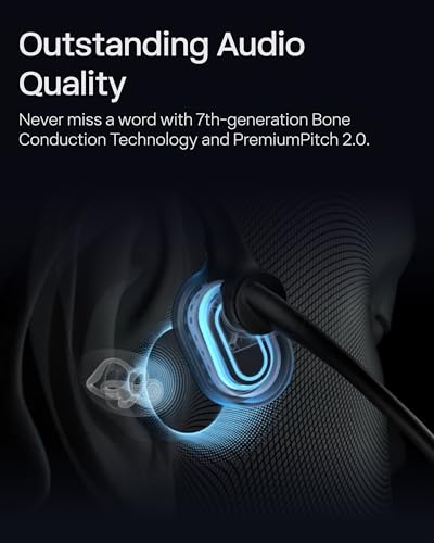 SHOKZ C120 OpenComm2 Open-Ear Bone Conduction Bluetooth Headset