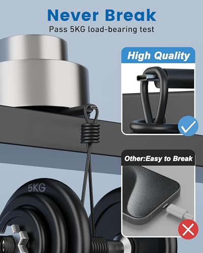 KENHAO 6 Feet USB A to Micro USB and USB Type C Cable