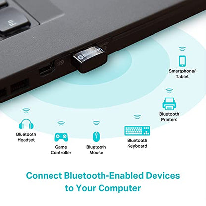 TP-Link 0.74" x 0.58" x 0.27" UB500 Bluetooth 5 Wireless Adapter for Windows