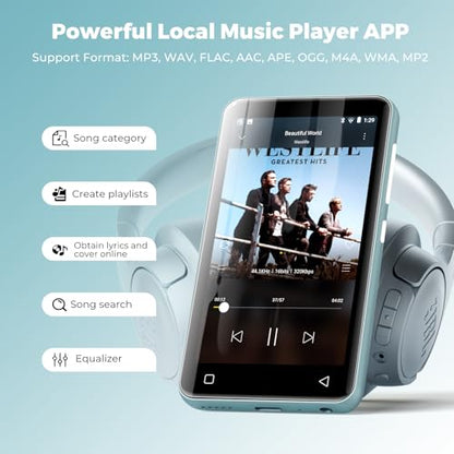 innioasis 4" G3 LCD Music Player 160GB MP3 MP4 with Bluetooth and Wi-Fi