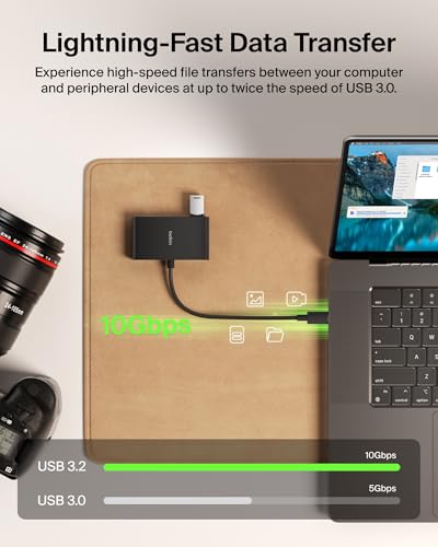 Belkin USB-C Hub AVC018BTBK 4-Port USB 3.2 Gen 2 10 Gbps