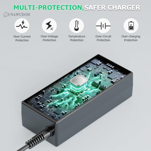 UNAWUDOH 65W USB Type C Laptop Charger SM65CL-01 240V 50-60Hz Charger for Laptops