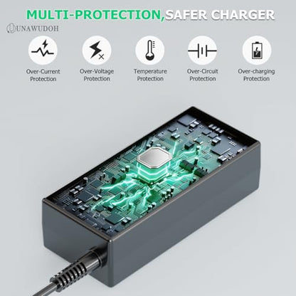 UNAWUDOH 65W USB Type C Laptop Charger SM65CL-01 240V 50-60Hz Charger for Laptops