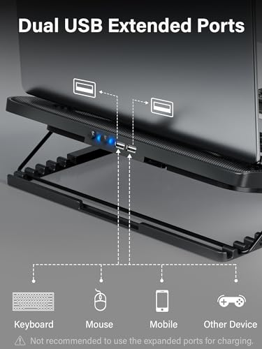 Kootek 14.96" x 11.81" x 1.38" LCP04 Laptop Cooling Pad