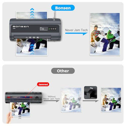 BONSEN 100 Count A4 Laminator B101A, Thermal Laminating Machine
