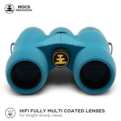 Nocs Provisions Field Issue Compact 8x32 Waterproof Binoculars, 8X Magnification, Roof Prism, Fully Multi-Coated, Tripod Mount