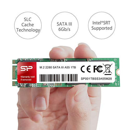 SP Silicon Power 1TB FBA-SU001TBSS3A55M28AB Solid State Drive M.2 SATA B+M Key