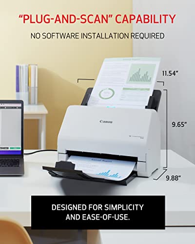 Canon imageFORMULA R30 Document Scanner USB 600 dpi 10W 24 Bits ADF