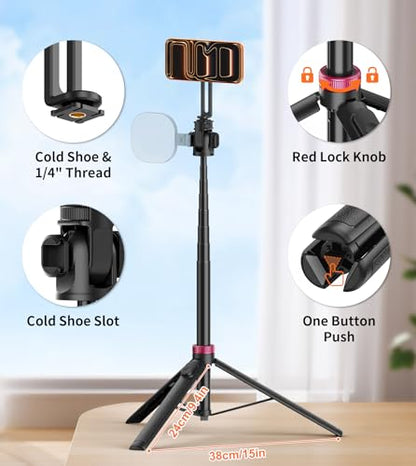 Gahenwo 69 Inch CX604 Aluminum Monopod