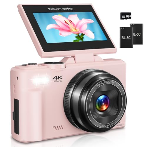 Gavonde 3" W08 64 MP 2160p Digital Camera Compact
