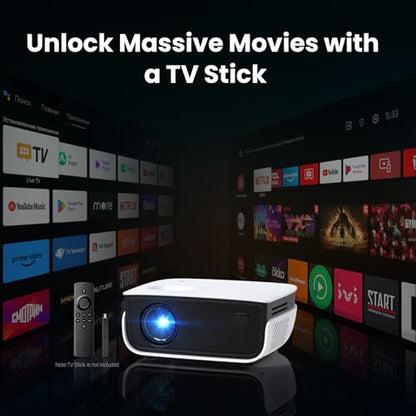 NICPOW Portable Projector RD850 1280x720 7500 Lumens LED LED Projector