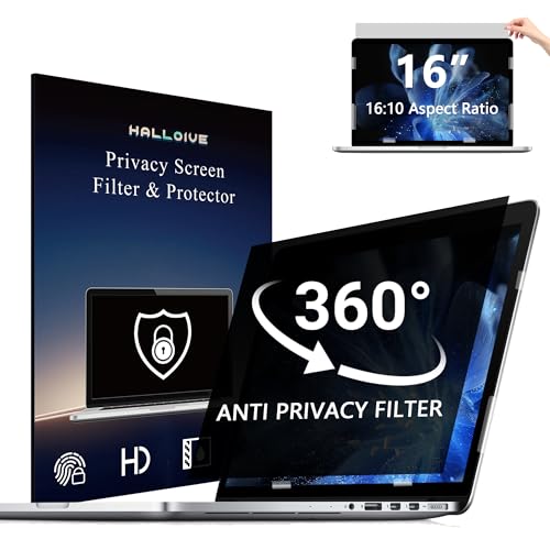 Halloive 16 Inch HH-TYFG16 16:10 Laptop Privacy Screen Shield