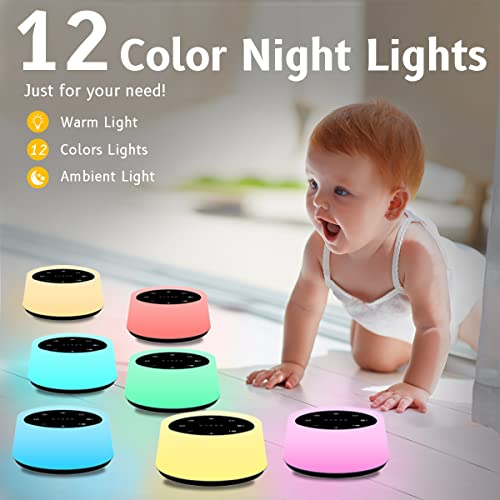 ColorsNoise 4.25in x 4.25in x 2.17in 30 Sounds 12 Colors Sound Machine Model 01