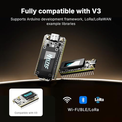 Heltec 2.04" x 0.61" x 1" HTIT-WB32LAF 512KB RAM 384KB Storage ARM Cortex A5 Single Board Computer