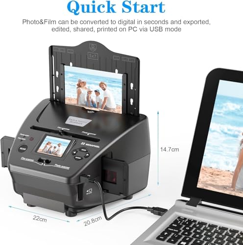 DigitPro Film Negative and Slide Scanner USB 1080P