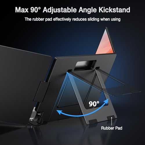 KYY 15.6" X90D FHD 1080p 60Hz LCD Dual Portable Monitor