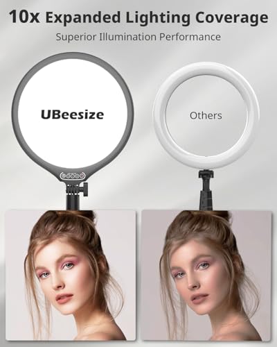 UBeesize 10.5in TBC001 Lighting System with Adjustable Stand and Phone Mount