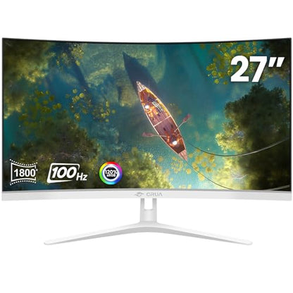 CRUA 27" Curved CR320QB FHD (1920x1080) 100HZ LCD Monitor