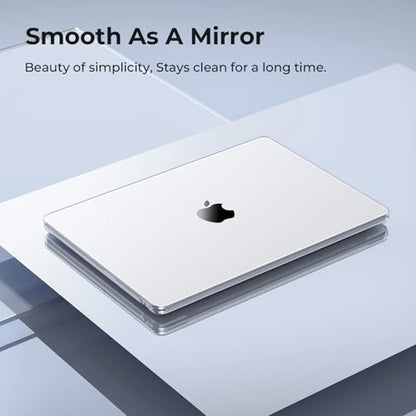 EooCoo MacBook Air 15 A3448 A3241 A3114 A2941 Laptop Case Crystal Clear