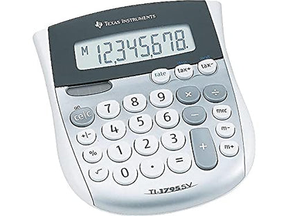Texas Instruments 4.5" TI-1795 SV LED Handheld Calculator Standard Function Solar Powered
