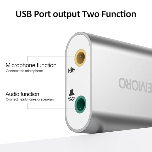 FEMORO USB Sound Card FE030-A9 7.1 Channel 48 KHz