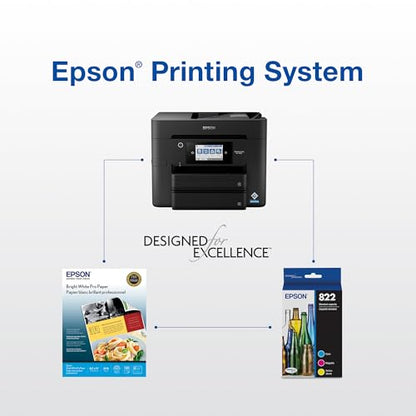 Epson T822520-S Inkjet Printer Cartridge 300 Page Yield Cyan, Magenta, Yellow