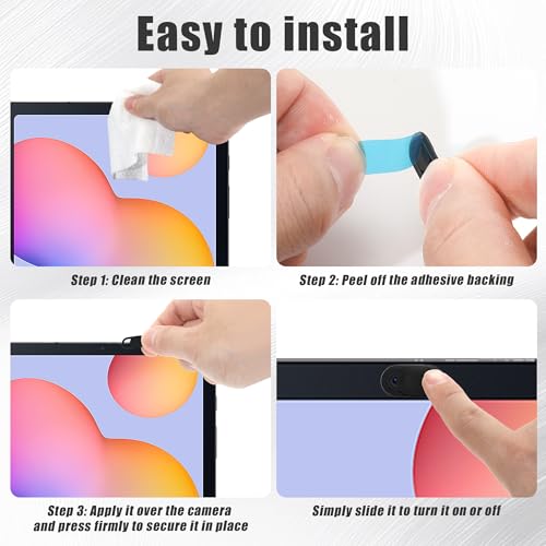 Eiodoni 7.83 x 2.72 x 0.12 inches Webcam Cover Privacy Slide