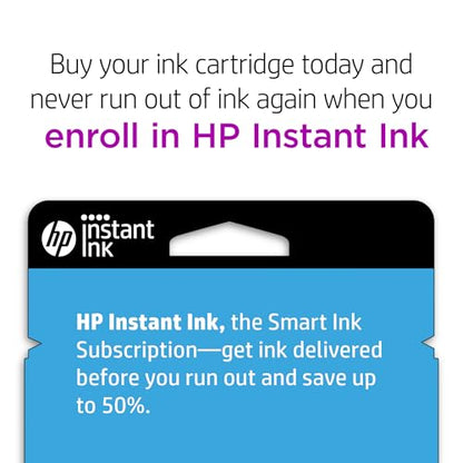 HP Original Black Ink Cartridge 7FP21TN Compatible with Envy 6152e, 6155e, 6552e, 6555e, 6558e
