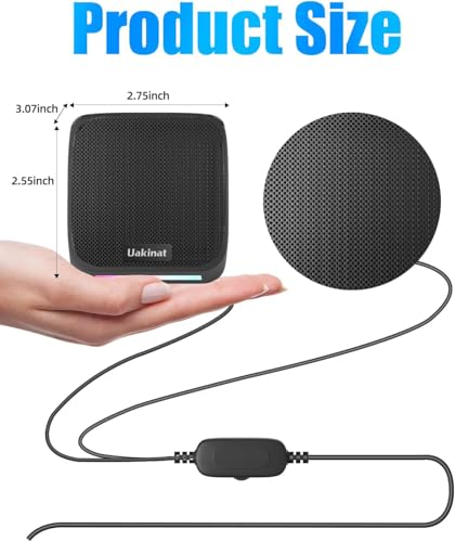 Uakinat 2.55 Inches E-1078 Mono Desktop Speakers 6 Watts USB Powered Multimedia