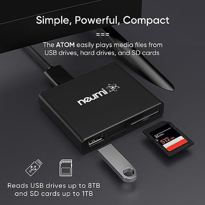 NEUMITECH Atom HDMI Remote Controlled Digital Media Player 1920x1080 Pixels