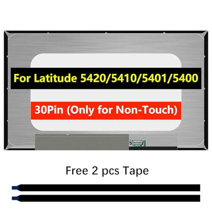 TFTcenter 15.51x8.86 inches Latitude 5420 5401 5400 1920x1080 30Pin Display Panel Non-Touch