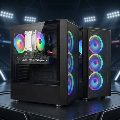 STGAubron Tower Computer ABR1722 AMD Ryzen 7 5700X up to 4.6GHz GeForce RTX 3050 6GB 16GB DDR4 1TB SSD 1920x1080