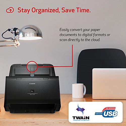 Canon DR-C230 USB Document Scanner, 600 DPI, 19 Watts, 1 Count