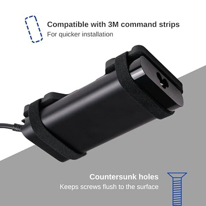 Generic 5.5 x 2.75 x 0.3 inches MT001 Tabletop Mount Black Laptop Accessory