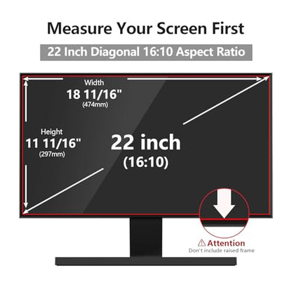 RedANGEL 22 Inch Privacy Screen Protector Model RedANGEL-22-SC Glossy Anti-Spy