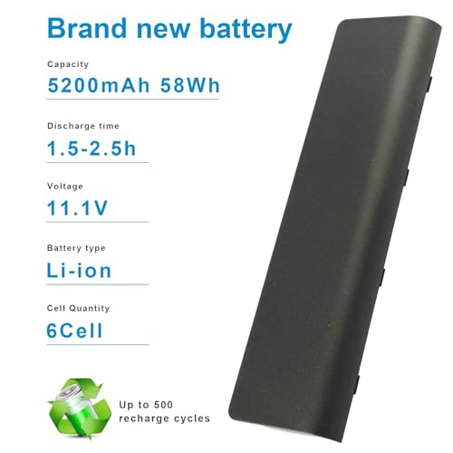 Futurebatt Lithium Ion Battery CQ42 5200mAh 11.1V Rechargeable Laptop Battery