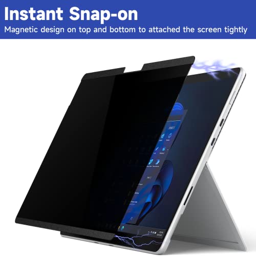 IPROKKO 13 Inch Privacy Filter Surface Pro 8, 9, 10, 11, X Magnetic, Matte