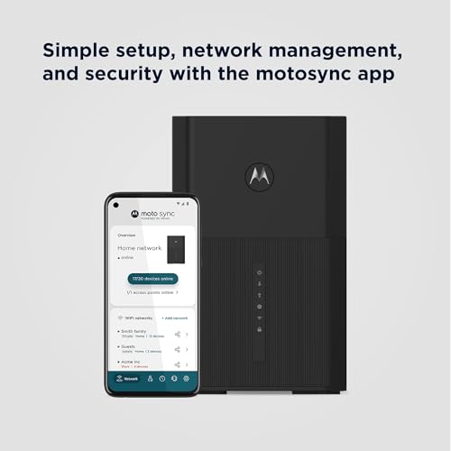Motorola MG8725 DOCSIS 3.1 Modem and WiFi 6 Router Combo | AX6000 | Dual-Band