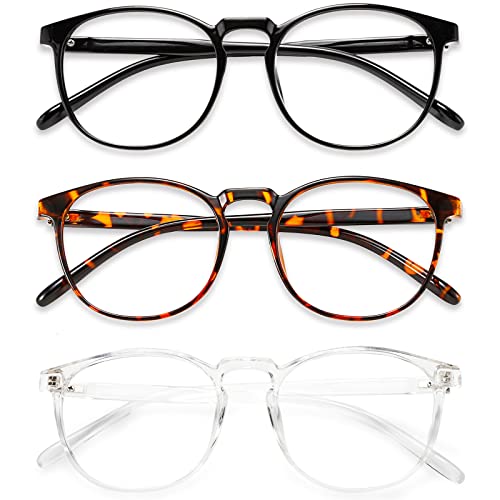 Przene 3 Pairs Medium Blue Light Blocking Glasses NY01-C1