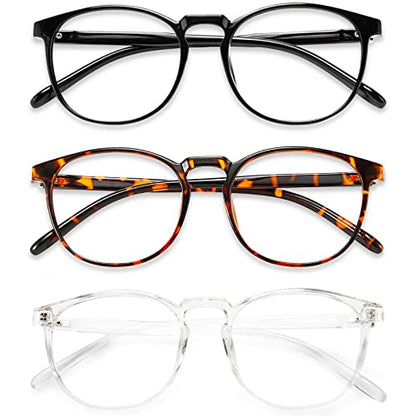Przene 3 Pairs Medium Blue Light Blocking Glasses NY01-C1