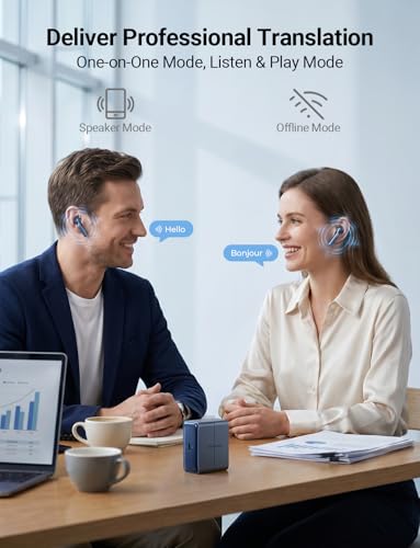 Timekettle W4 Translation Earbuds Bluetooth 5.3 50 Meters On Ear Communication Devices
