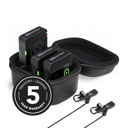 RØDE Wireless PRO Microphone System USB-C, 3.5mm, Omnidirectional Microphone, 2 Channels, 20000 Hz Frequency Response