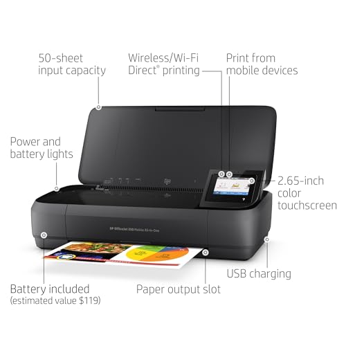 HP OfficeJet 250 CZ992A Color Inkjet Printer 4800 x 1200 dpi 1 Tray All-in-One